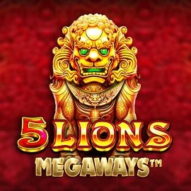 5 Lions Megaways game by Pragmatic Play – logo hosted on 50 Cent Casino
