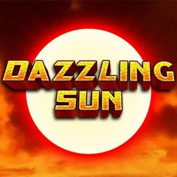 Dazzling Sun slot logo by Win Studios at 50 Cent Casino
