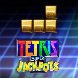 Jackpots logo of Tetris Super Jackpots from WMS at 50 Cent Casino